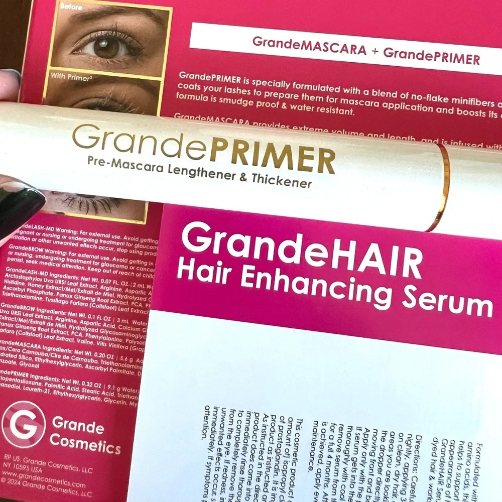 NEW Grande Primer Pre-Mascara Lengthener & Thickener 9.1g full size